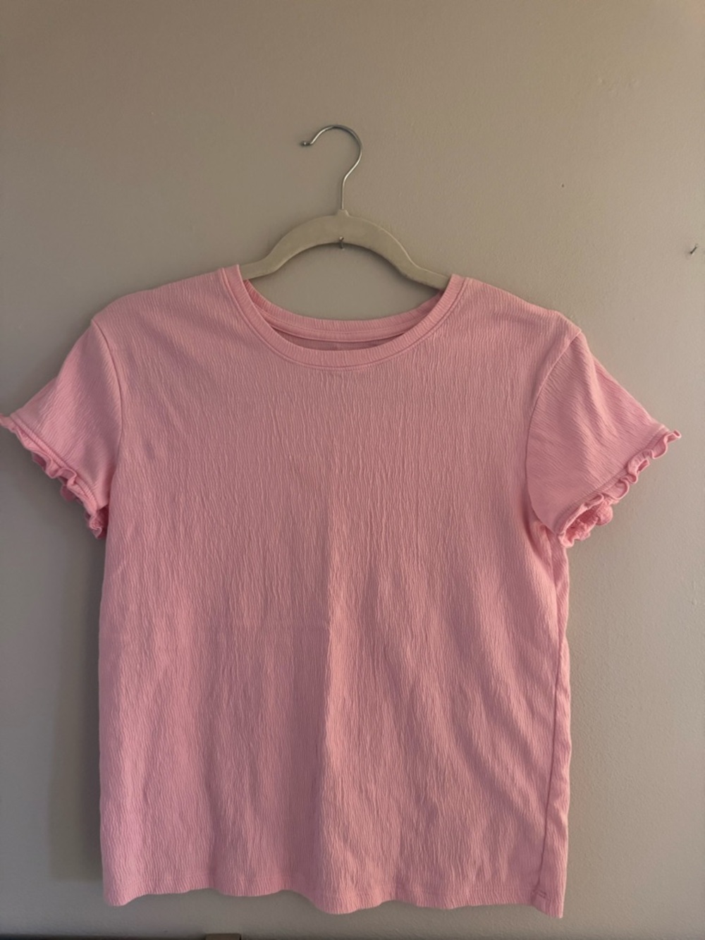 Like new, Cat & Jack, girls pink top, size XL 14